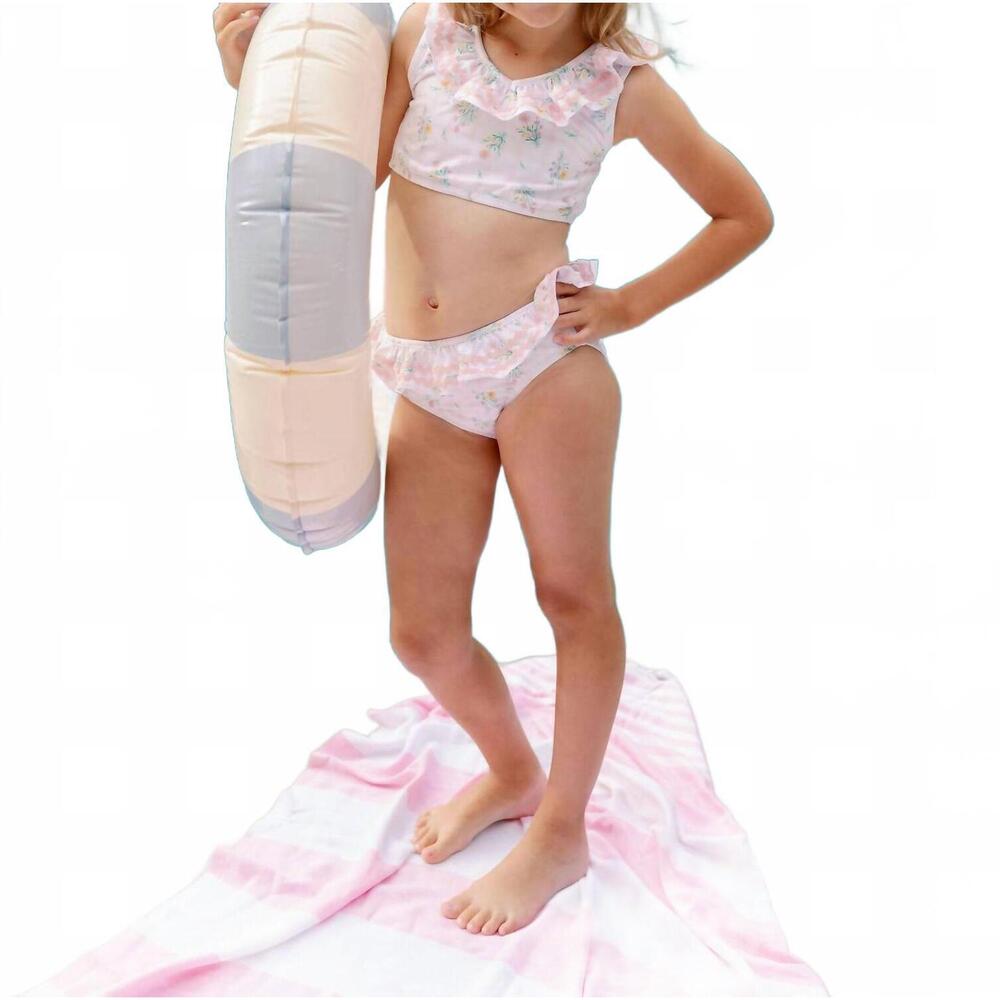 NEW LULLABY SET brandy two piece swimsuit in wilmington wildflower windowpane